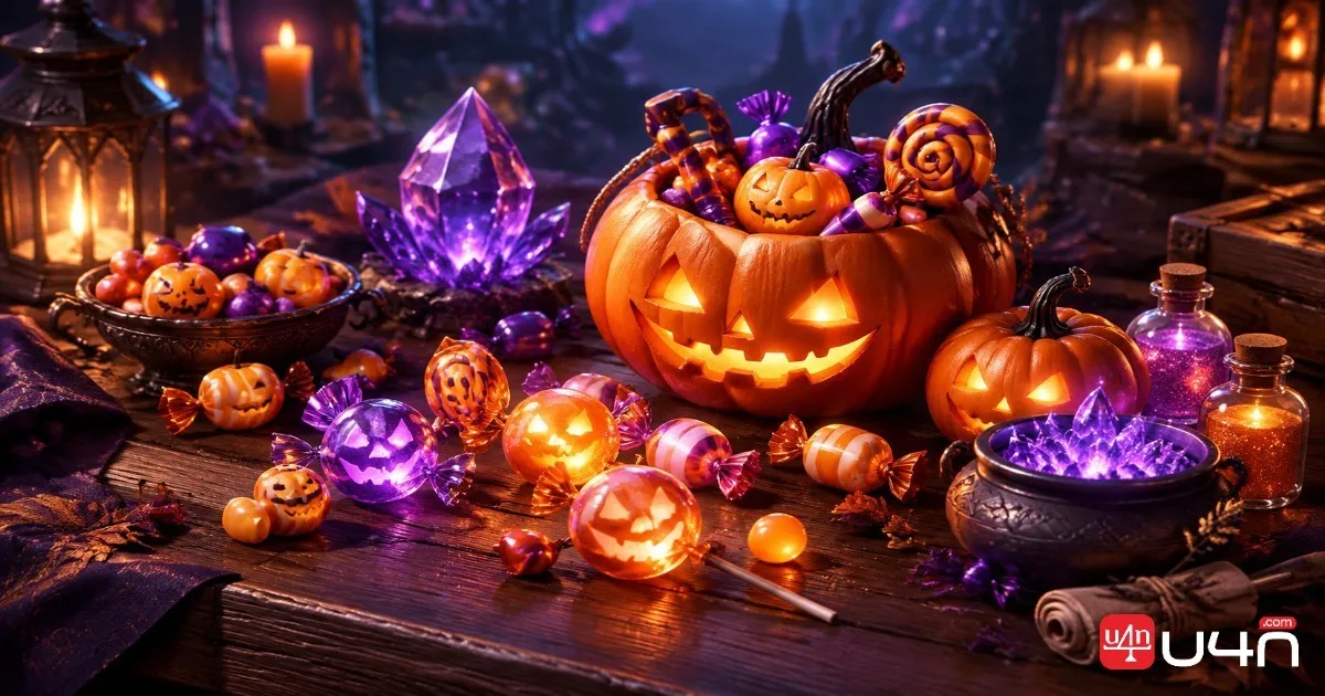 Halloween Candy and seasonal crafting materials in SOL: enchant
