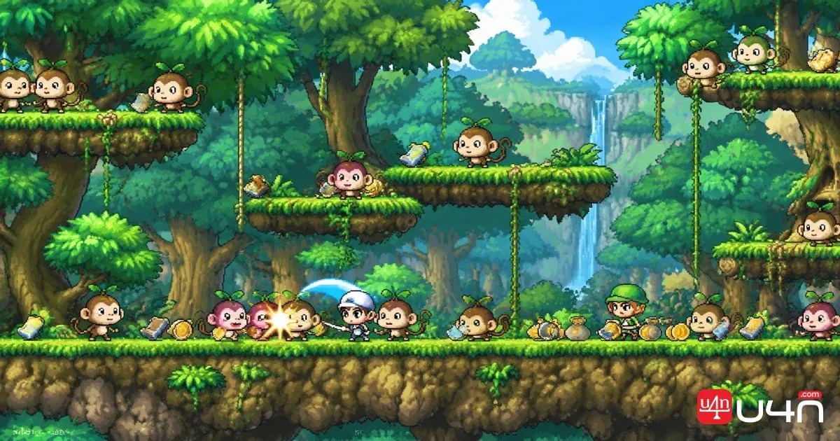 Drake Hunting Ground in the Sleepywood area of MapleStory Classic World