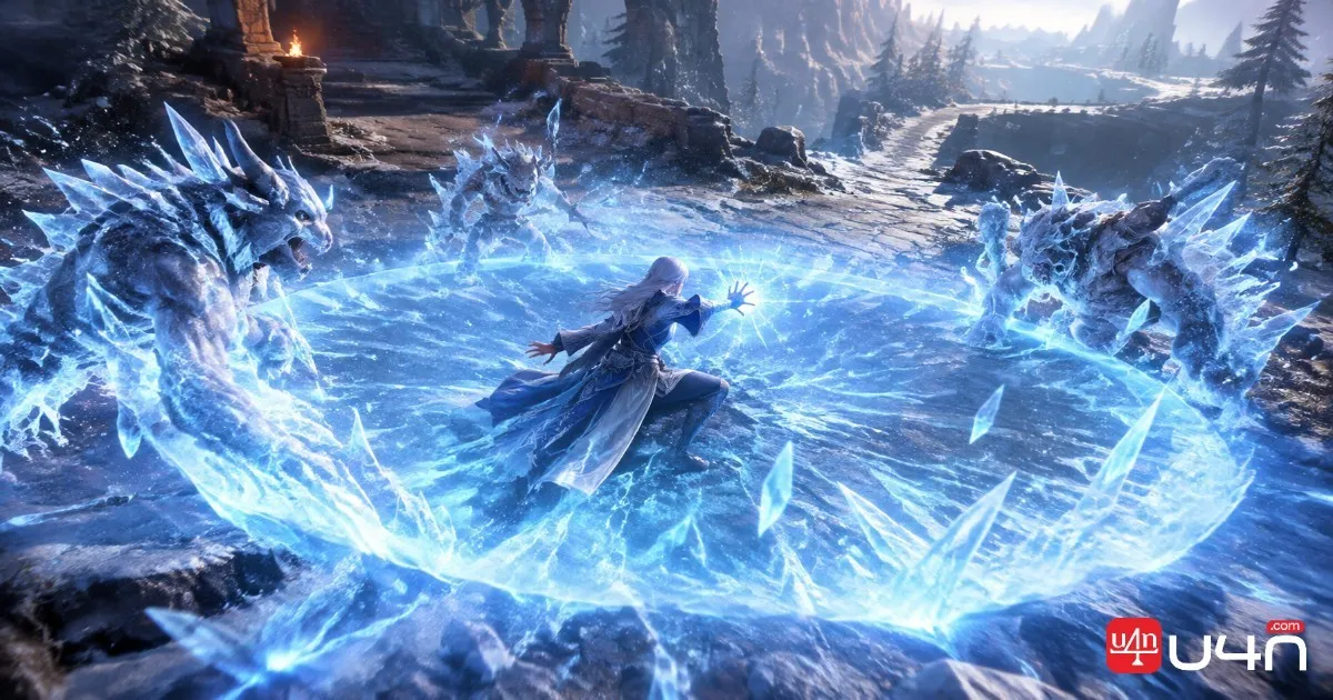 WoW Forever Mage using Frost Nova to control nearby enemies
