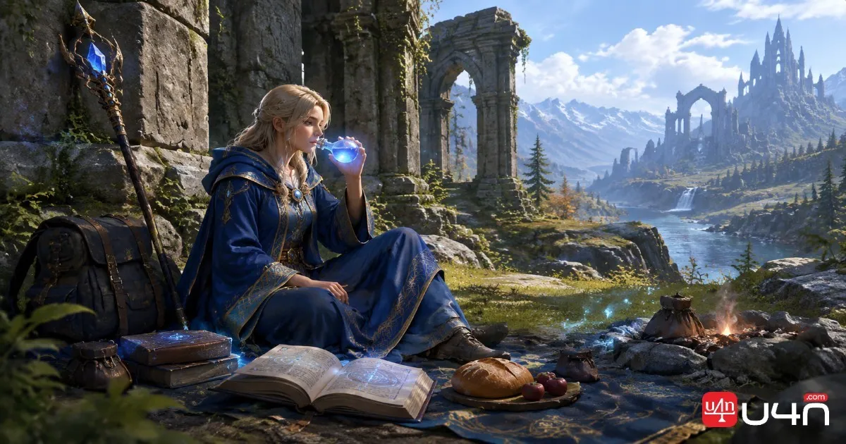 WoW Forever Mage managing Mana and preparing supplies between fights