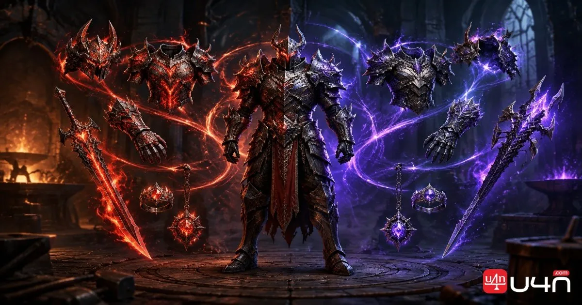 Diablo 4 Season 16 equipment sets and legendary gear combinations for build optimization