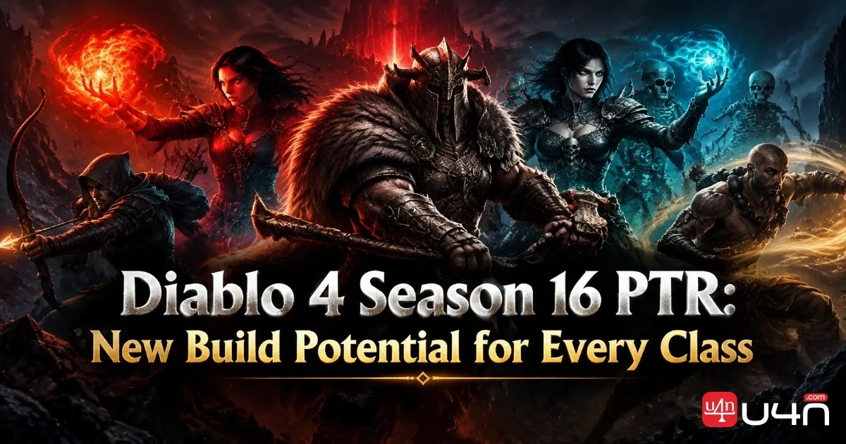 Diablo 4 Season 16 PTR: New Build Potential for Every Class