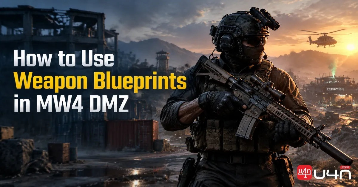 How to Use Weapon Blueprints in MW4 DMZ