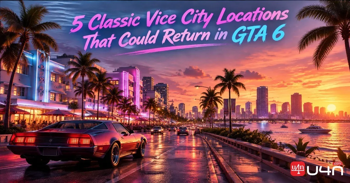 5 klassische Orte in Vice City, die in GTA 6 zurückkehren könnten
