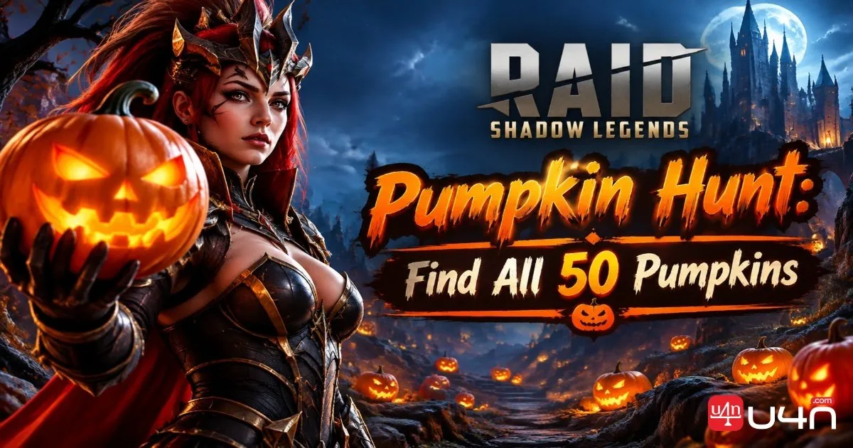Raid Shadow Legends Pumpkin Hunt: Find All 50 Pumpkins