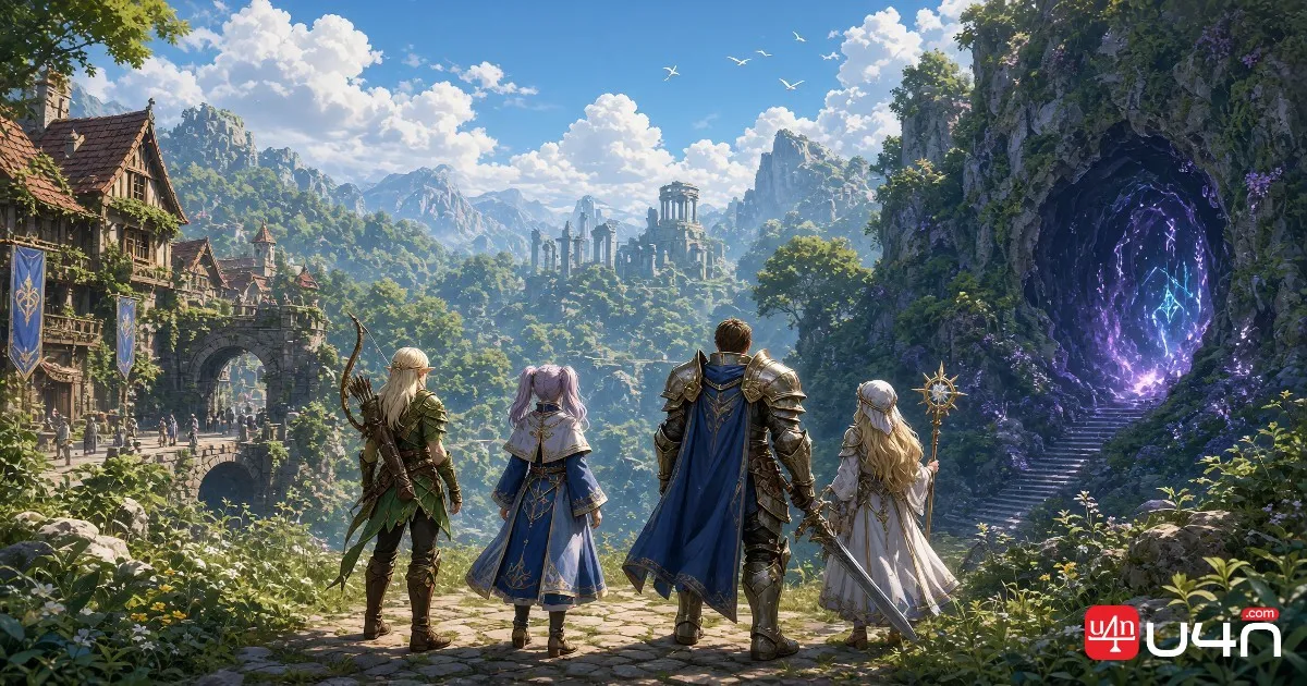 Ragnarok Online 3 seasonal adventure concept art featuring fantasy landscapes and adventurers