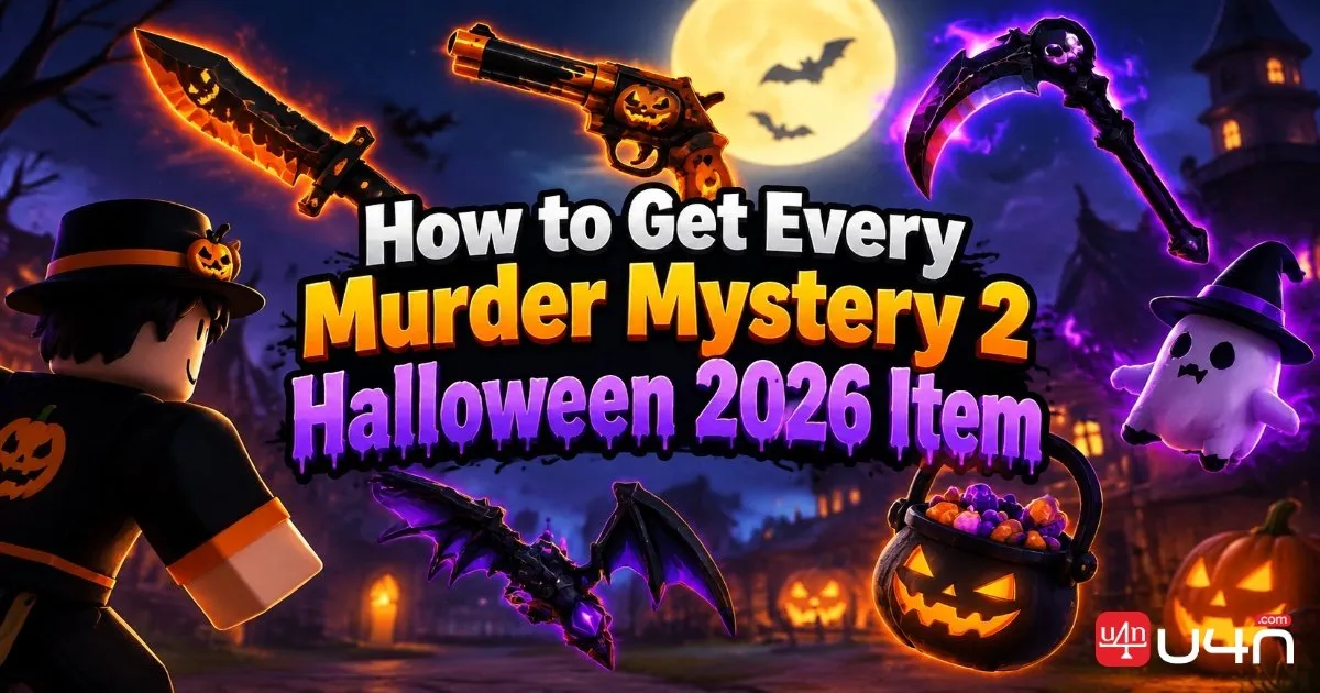 Cómo conseguir todos los objetos de Halloween 2026 de Murder Mystery 2