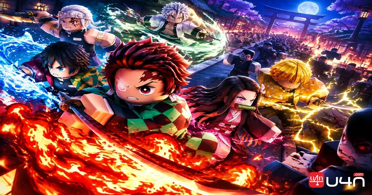 Demon Slayer units in All Star Tower Defense X