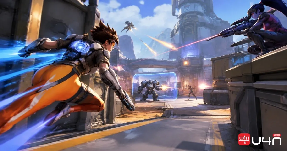 Schadenshelden in Overwatch mit unterschiedlichen Kampfstrategien