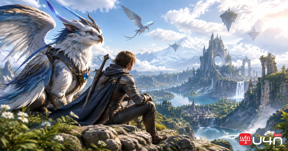Icarus Online adventurer with a Familiar companion in a fantasy world