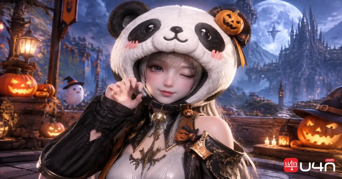 Aion 2 Chubby Panda helm Halloween Twitch Drops cosmetic reward