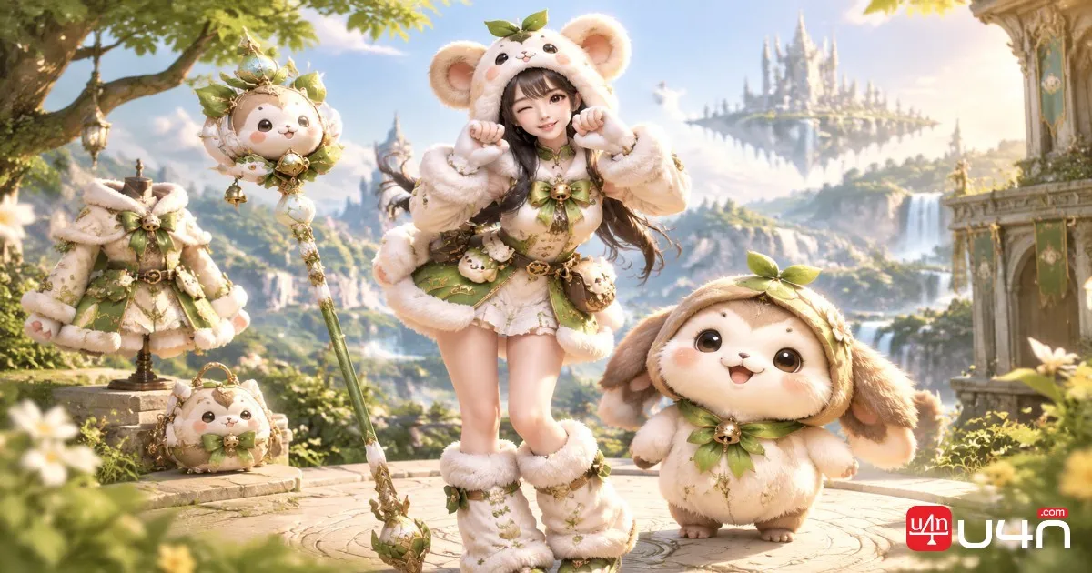 Aion 2 Shugo-themed cosmetic rewards and a cute fantasy pet