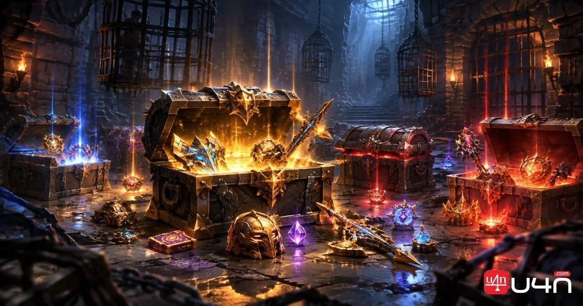 Warden's Cache treasure chests and seasonal rewards