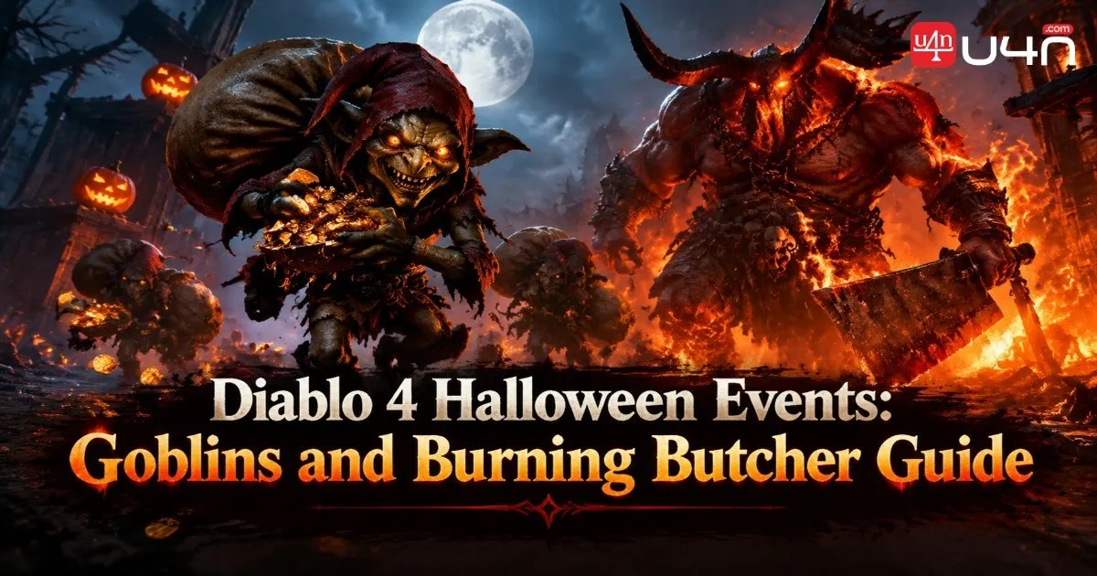 Diablo 4 Halloween Events: Goblins and Burning Butcher Guide