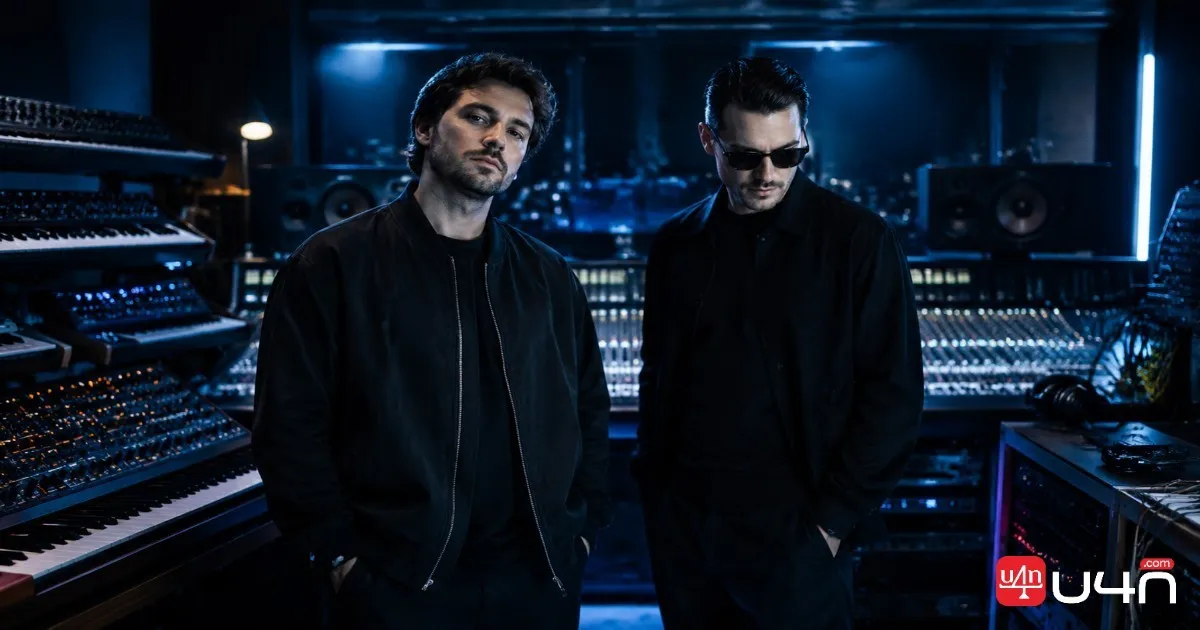 Das Elektronikduo Justice mit Gaspard Augé und Xavier de Rosnay