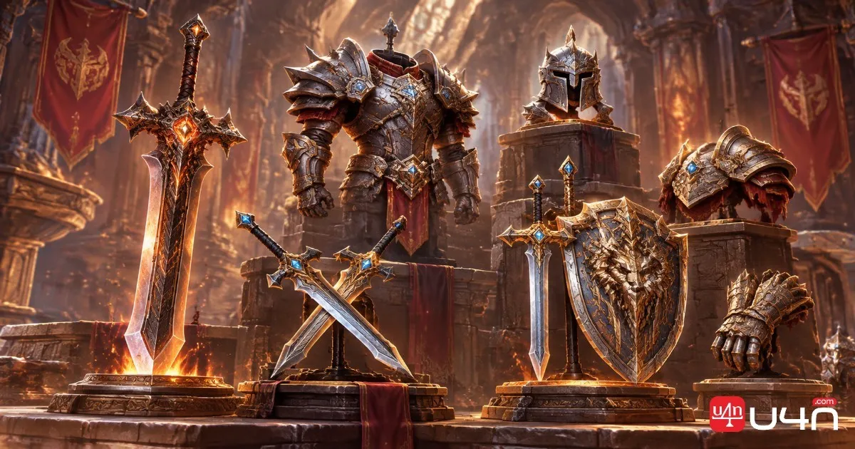 Weapon types and equipment attributes directly influence a Warrior's damage output, survivability, and combat role.
