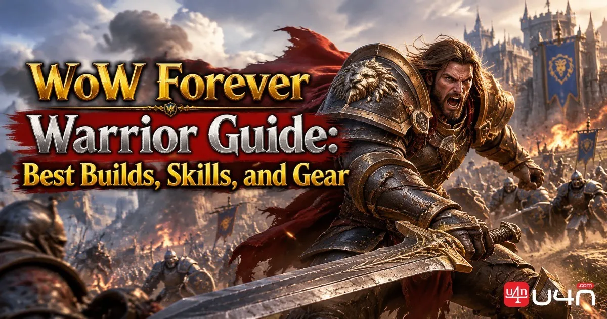Guía de guerrero de WoW Forever: mejores builds, habilidades y equipo