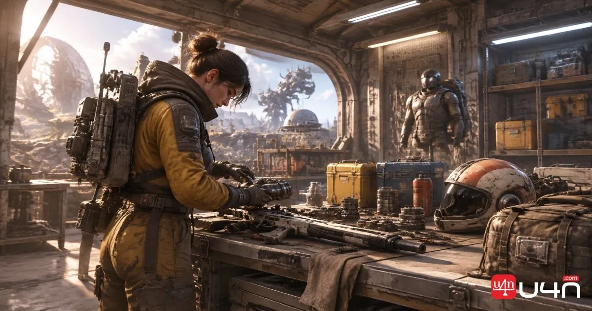 Ausrüstung und Ressourcenplanung vor einer Expedition mit hohem Risiko in ARC Raiders