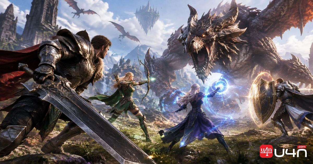 Icarus Online class selection and fantasy combat roles including melee, ranged, magic, and support
