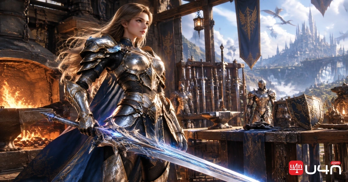 Icarus Online equipment enhancement and character progression in a fantasy MMORPG setting