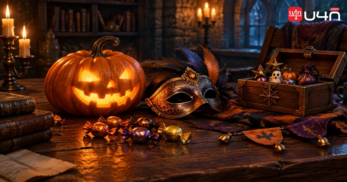 Hallow’s End seasonal treats masks and collectibles