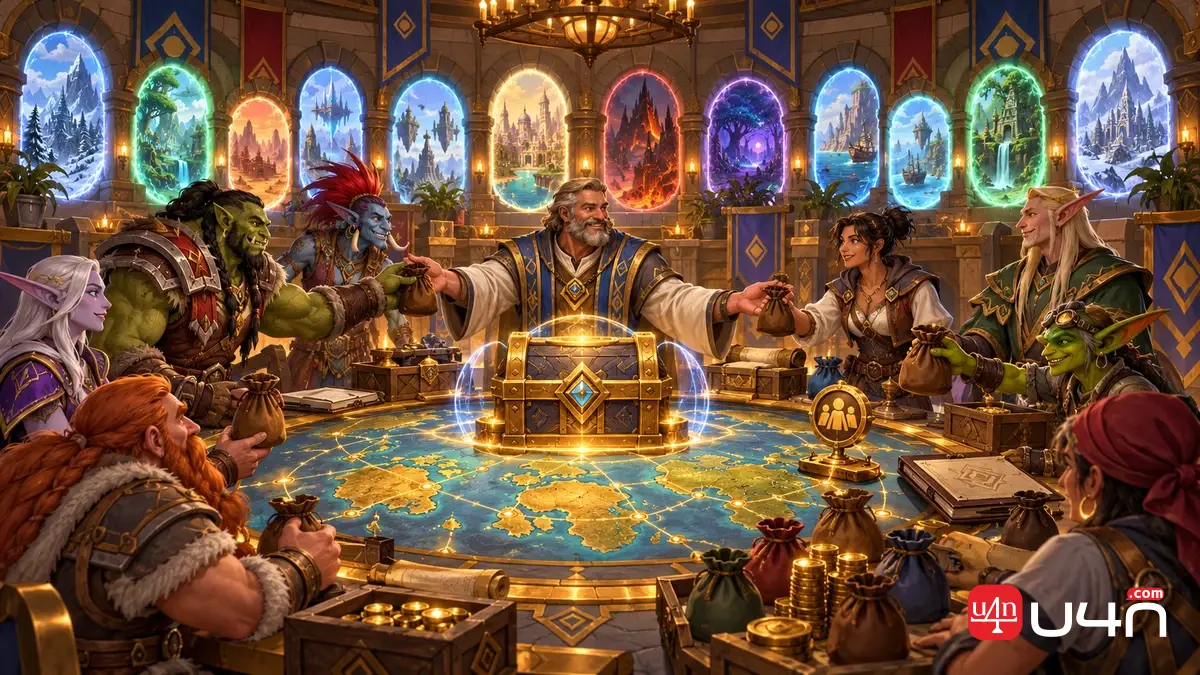 A global fantasy marketplace connecting WoW Forever buyers and sellers through localized regions and a protected exchange