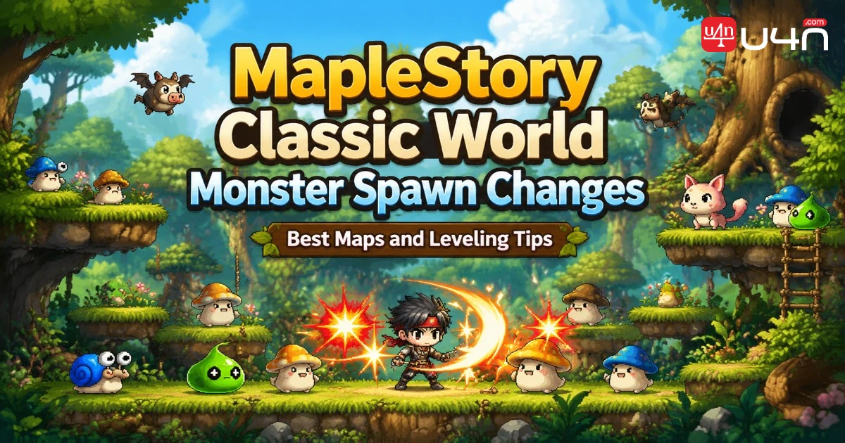 MapleStory Classic World Monster Spawn Changes: Best Maps and Leveling Tips