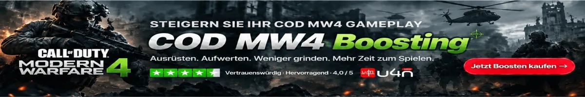 COD MW4 Boosting bei U4N kaufen