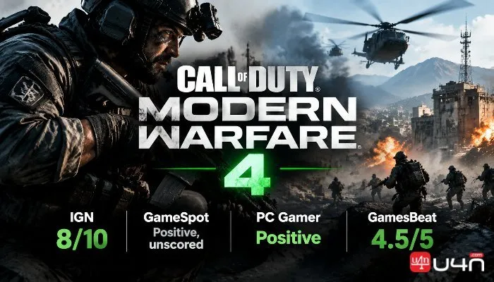 Modern Warfare 4 review scores and verdicts