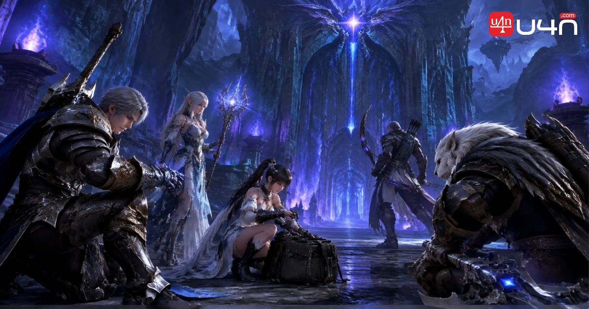 AION 2 Sanctuary Raid players coordinating positioning and boss mechanics