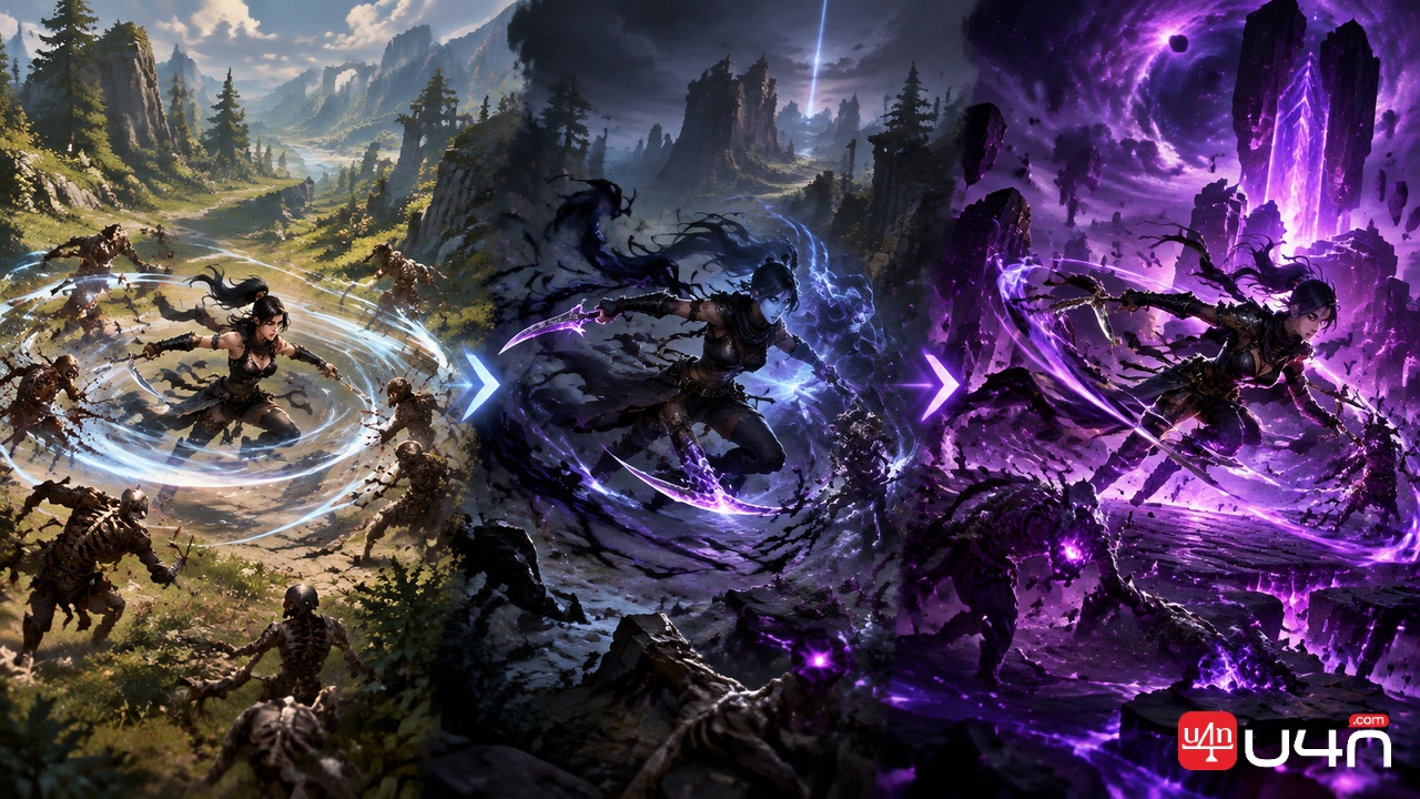 Last Epoch Dreamslash Bladedancer leveling progression