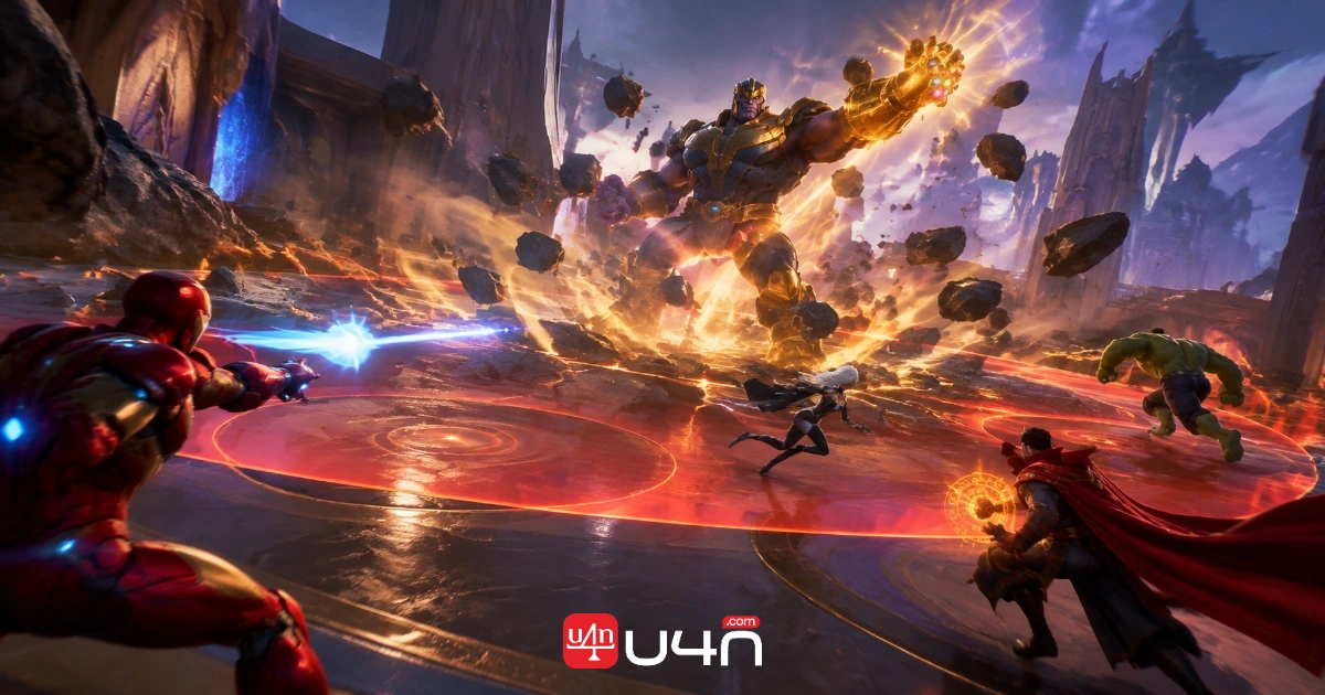 Marvel Rivals Thanos attack patterns and player positioning