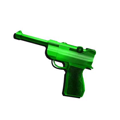 Green Luger Gun | All