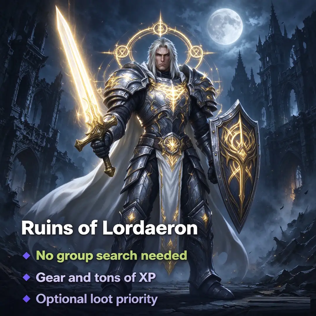 WoW Forever Ruins of Lordaeron Boost | Beta Server US > PVE - Alliance