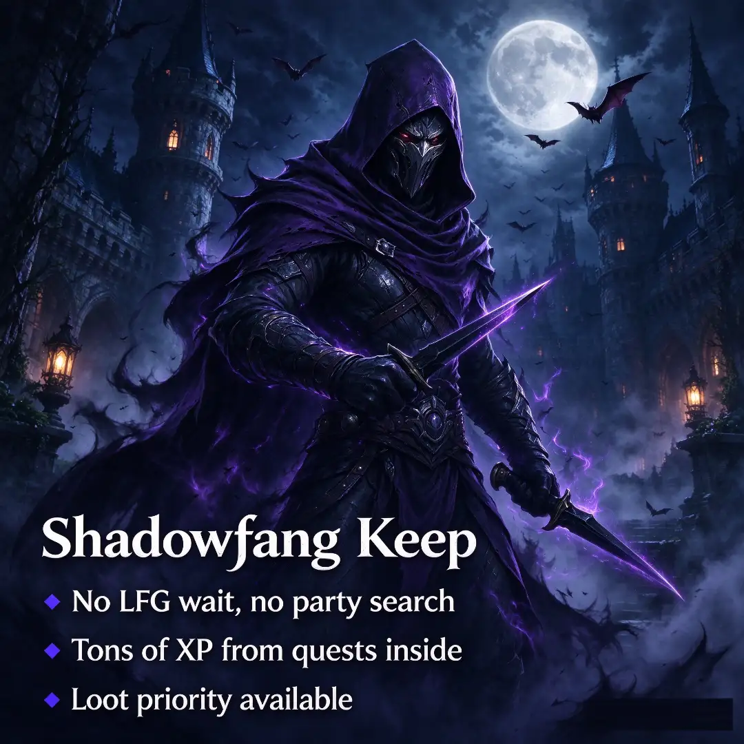 WoW Forever Shadowfang Keep Boost | Beta Server US > PVE - Alliance