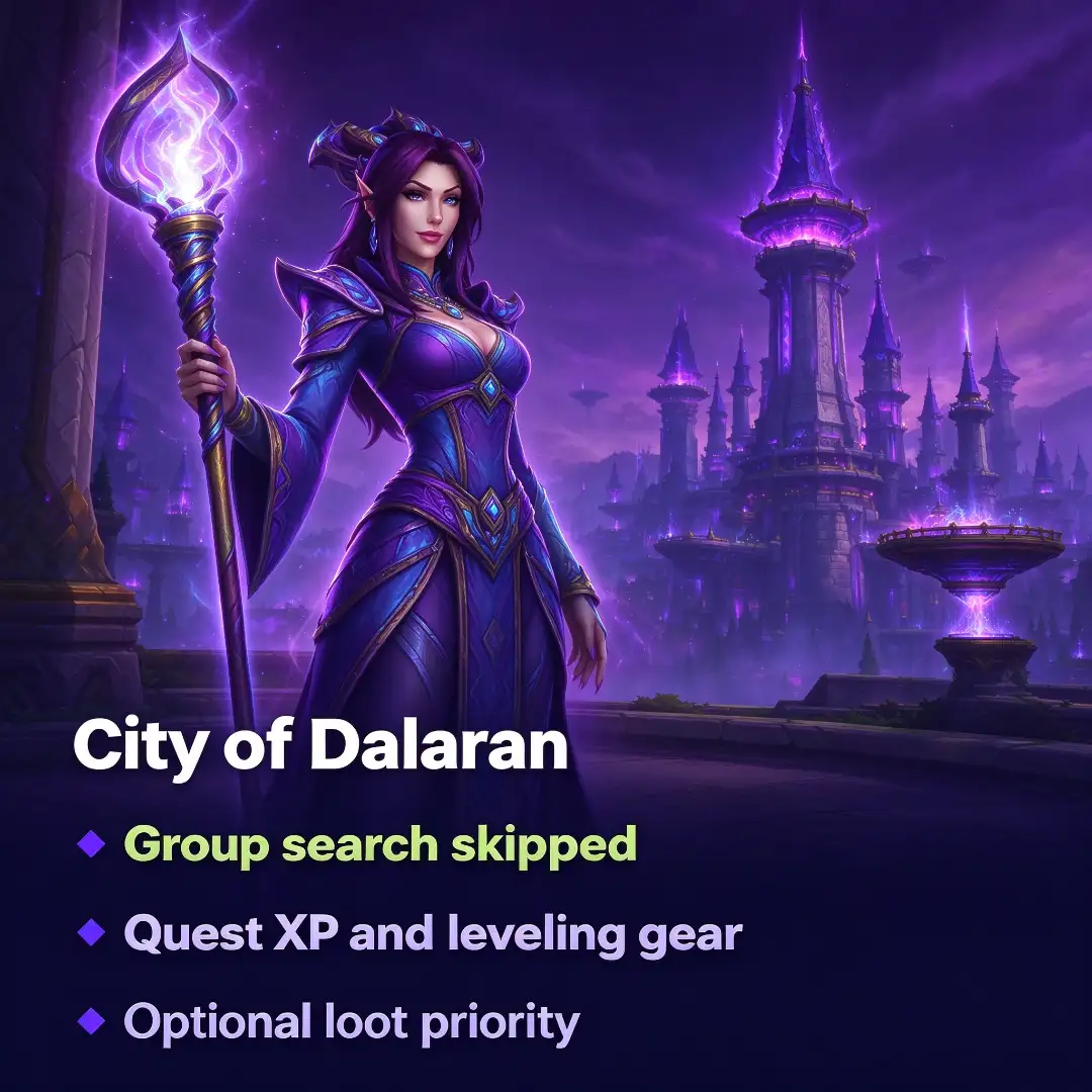 WoW Forever City of Dalaran Boost | Beta Server US > PVE - Alliance