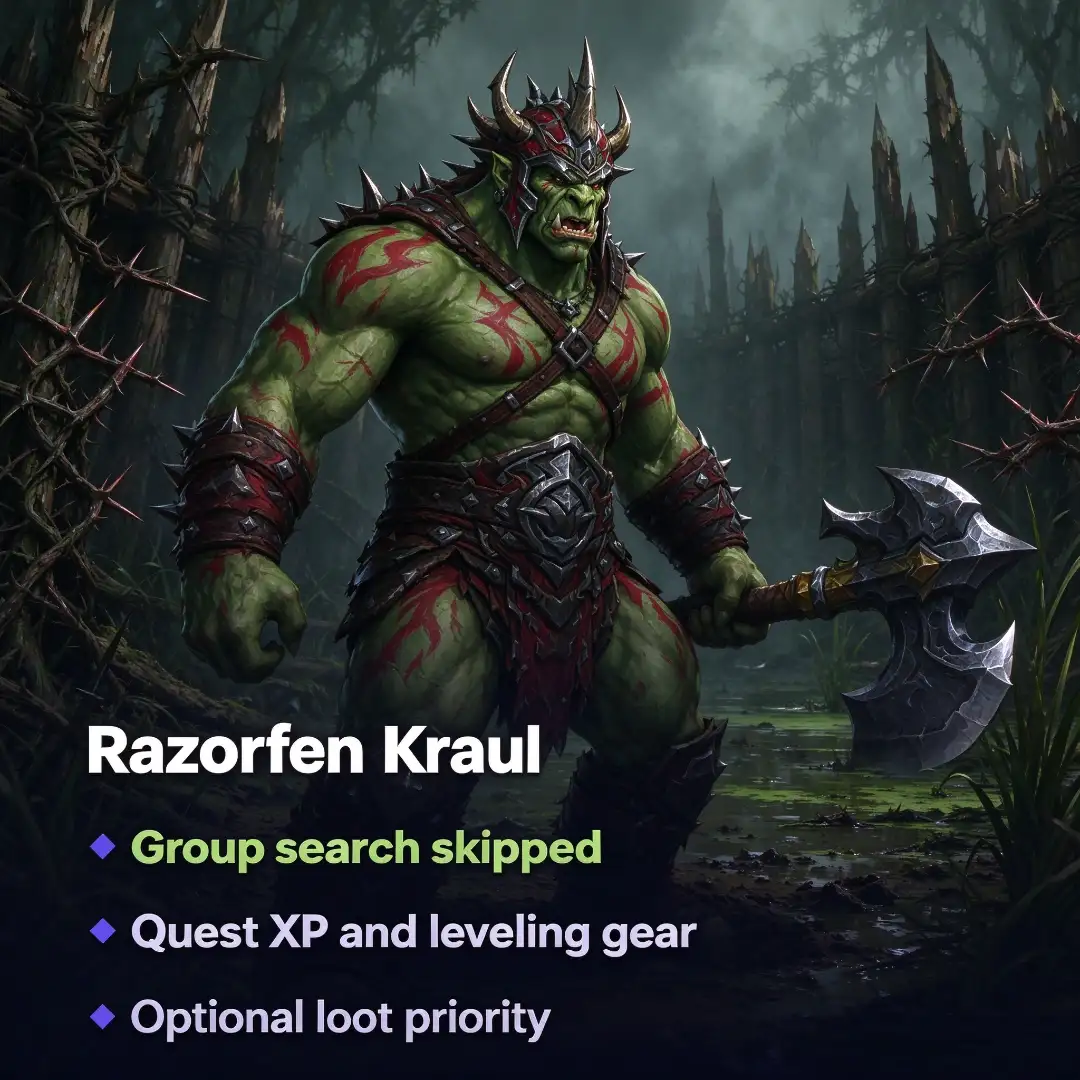 WoW Forever Razorfen Kraul Boost | Beta Server US > PVE - Alliance