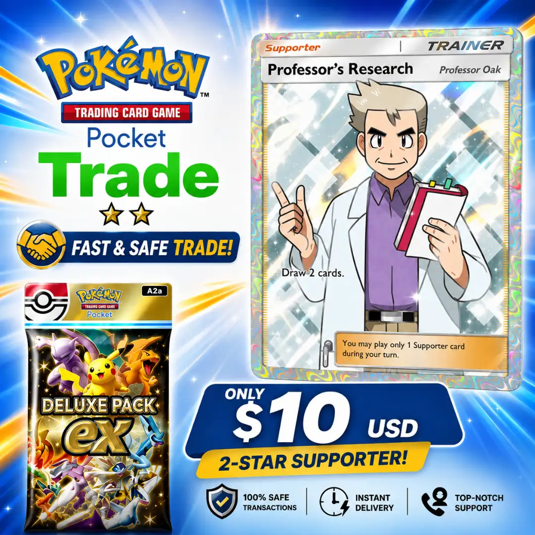 Professor Oak 2 Star Pokemon TCG Pocket | Global