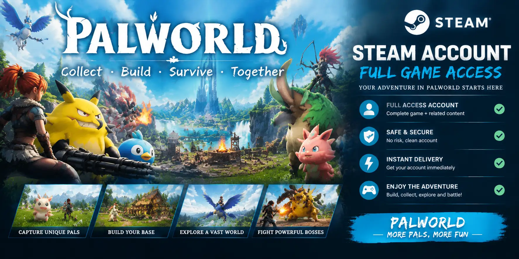 Palworld - Steam Account - Full Access | Global