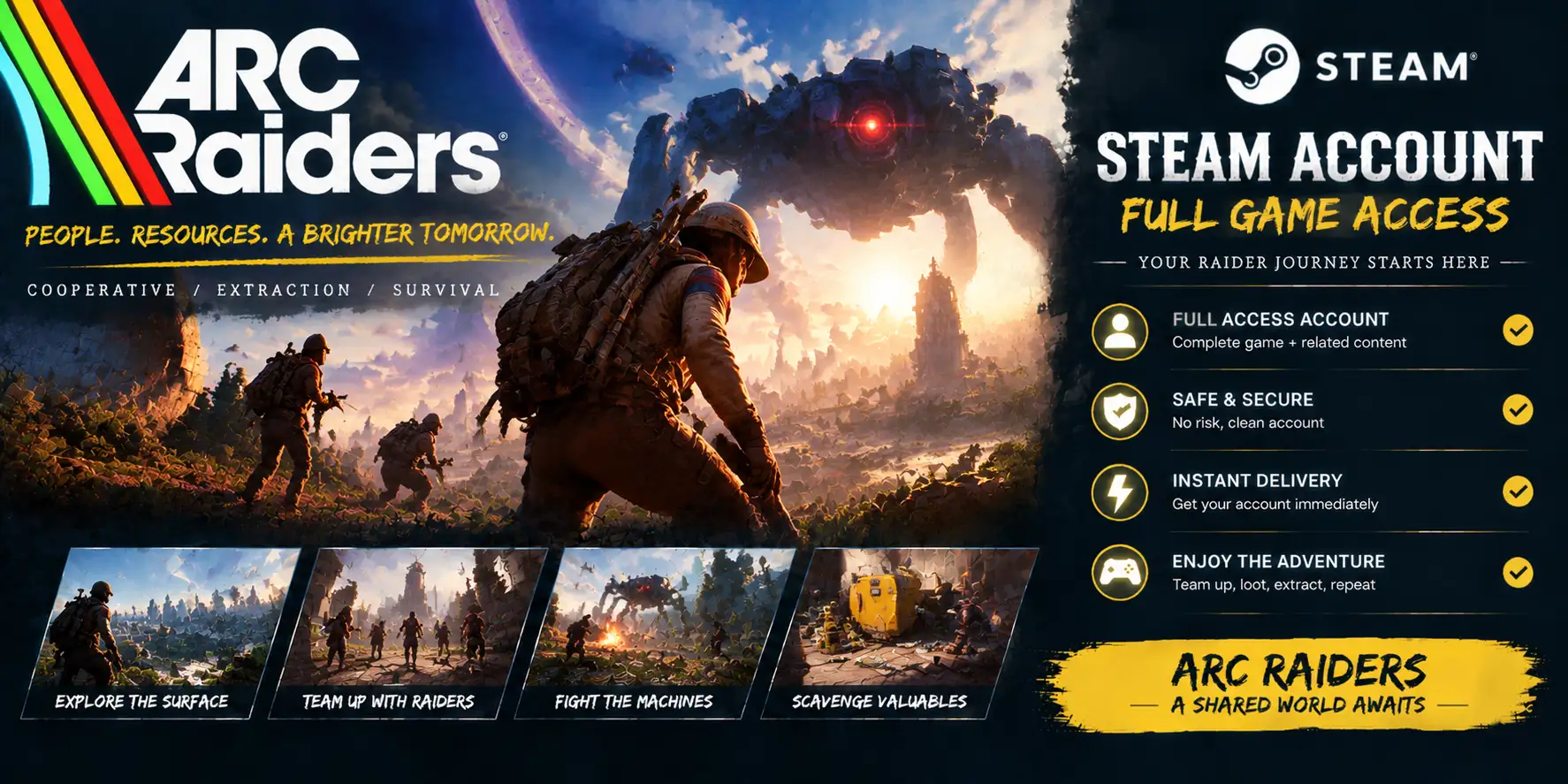 ARC Raiders - Steam Account - Full Access | Global
