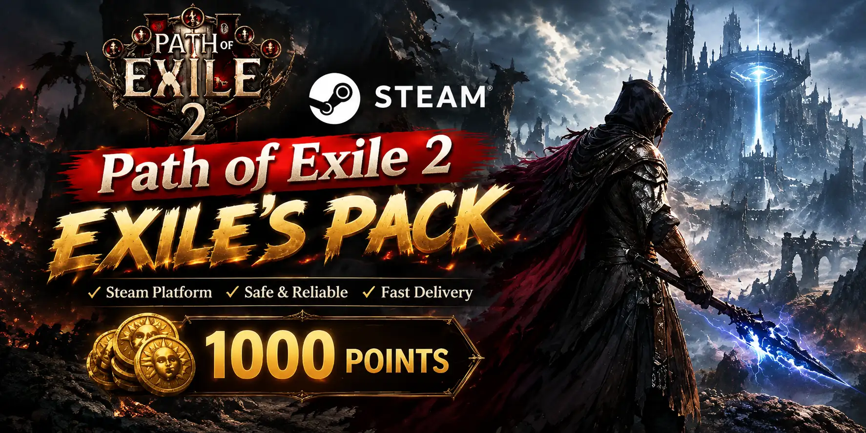Path of Exile 2  - Steam Account - Full Access(Includes 1000 Coins) | Global