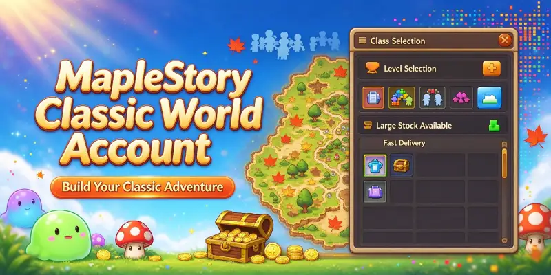 MapleStory Classic World Custom Account - Select Class & Level - Global Server | Global > Global MapleStory Classic World