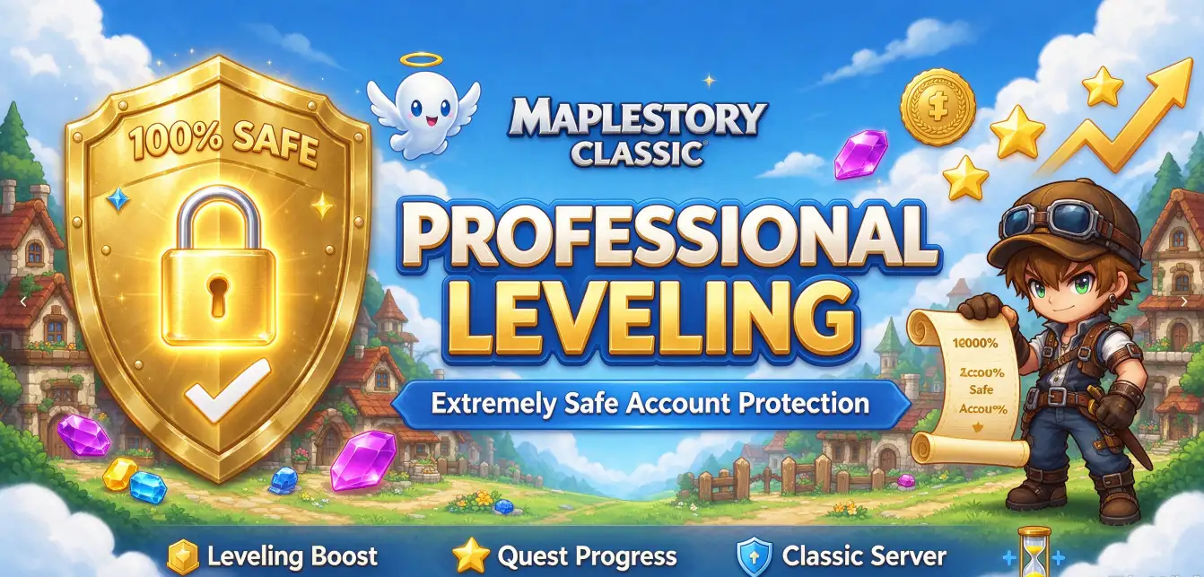 100% SAFE POWER LEVELING 24/7 - FAST LEGIT BOOST | Global > Global MapleStory Classic World