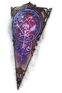 Saffell's Frame Emblem Crest Shield | Forbidden Rites Standard