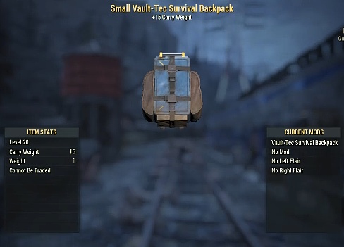 Small Vault-Tec Survival Backpack | PS