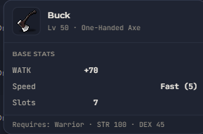 Buck | Global > Global MapleStory Classic World