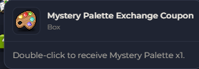 Mystery Palette Exchange Coupon | Global > Global MapleStory Classic World