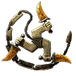 Valako's Roar Topaz Charm | Forbidden Rites Standard