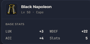 Black Napoleon | Global > Global MapleStory Classic World
