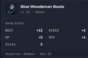 Blue Woodsman Boots | Global > Global MapleStory Classic World